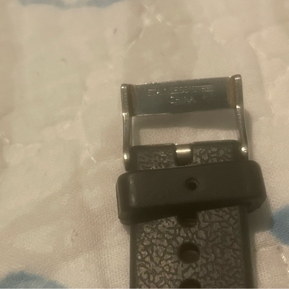 Wittnauer Silver and Red Watch with Black Strap - Picture 6 of 8